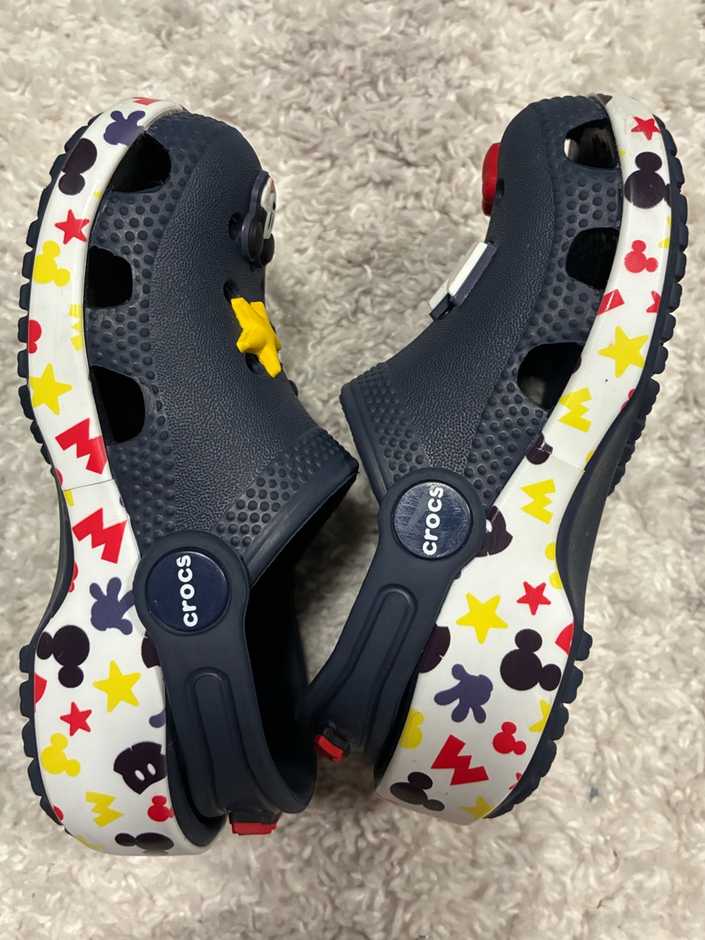 Mickey Mouse Toddler Crocs 8c - Picture 9 of 9